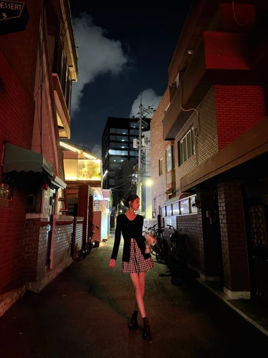 자동차 인플루언서 지안 사진 3, 밤거리